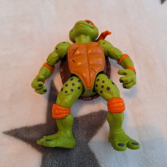 Lot of 2‎ Michelangelo TMNT Figures 2005 Monster Trappers & 2023 Movie Star - Picture 4 of 12